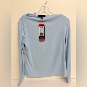 Banana Republic Sky Blue Long Sleeve Top